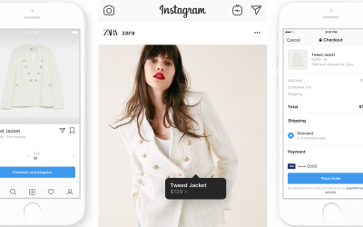 Instagram checkout, red social con sabor a tienda online
