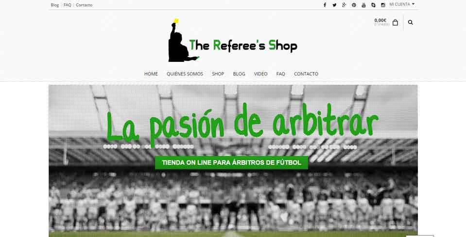 The Refereeïs Shop | Desarrollo Web | donosTIK