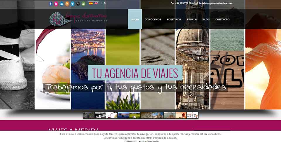 Basque Destination | Desarrollo Web | donosTIK