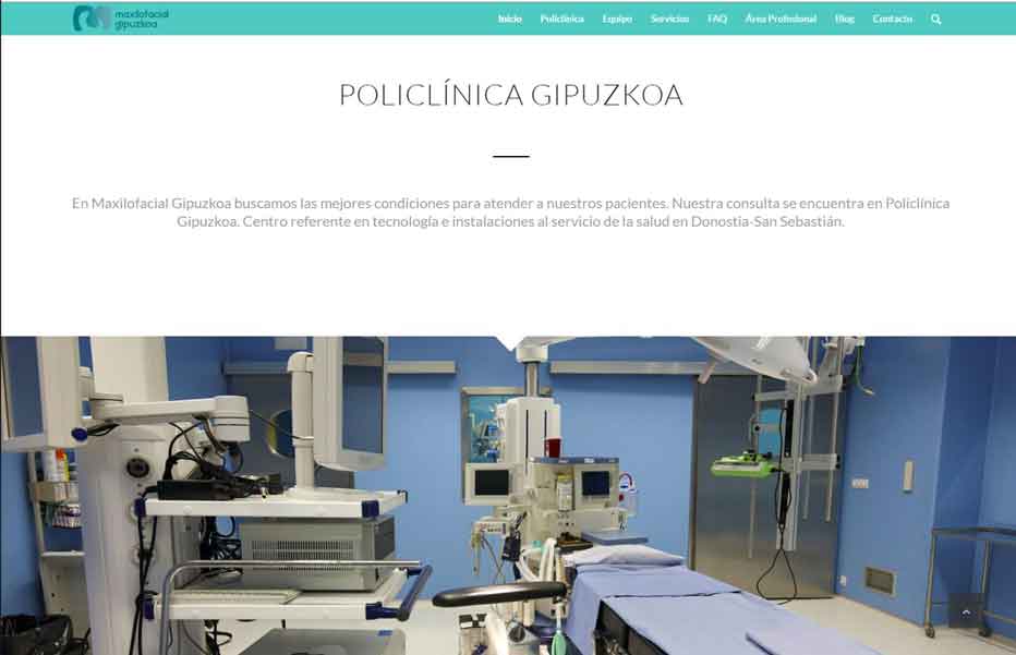 Policlínica Gipuzkoa | Desarrollo Web | donosTIK