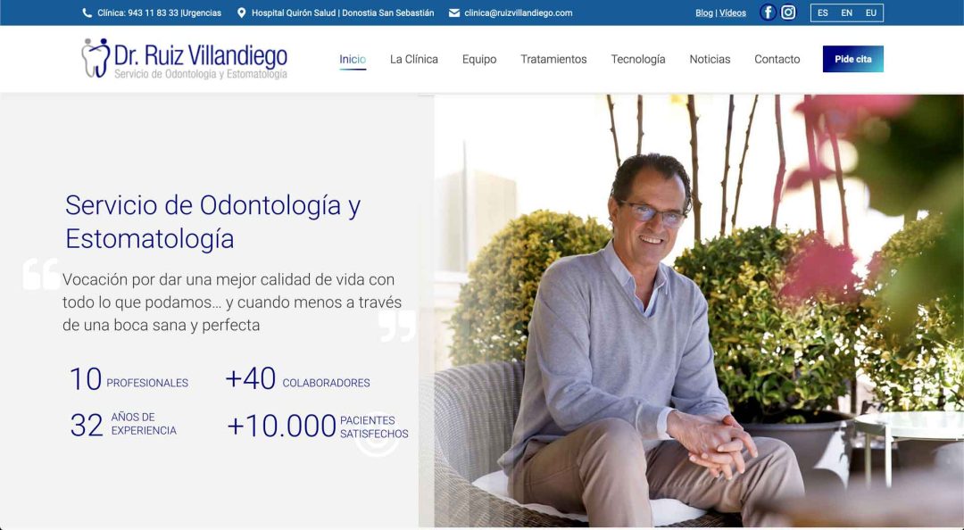 Dr. Ruiz Villandiego | Desarrollo Web | donosTIK