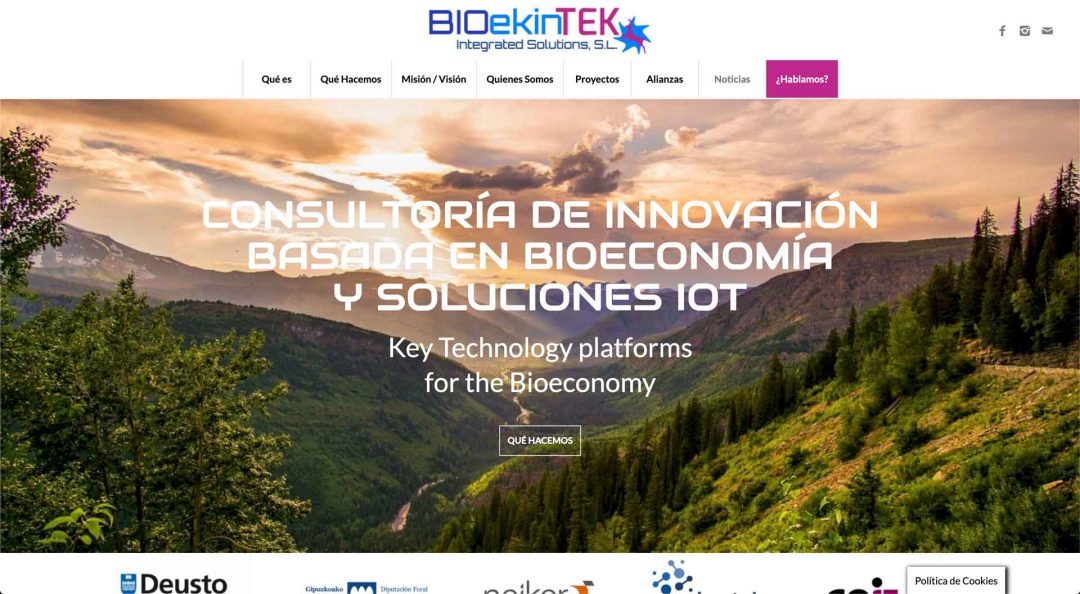 Bioekintek | Desarrollo Web | donosTIK