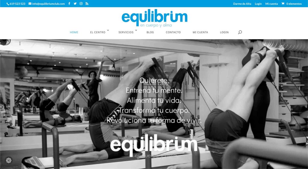 Equilibrium | Desarrollo Web | donosTIK